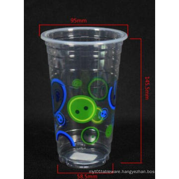 Disposable Cold Plastic Drinking Cup, 14/16 Oz